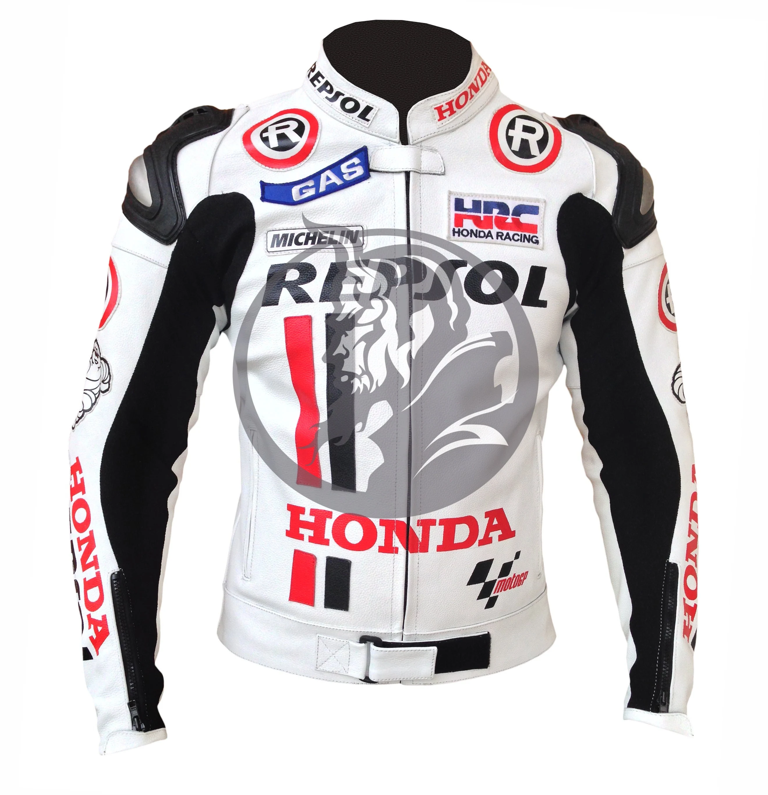 Honda REPSOL Motorcycle Leather Jacket